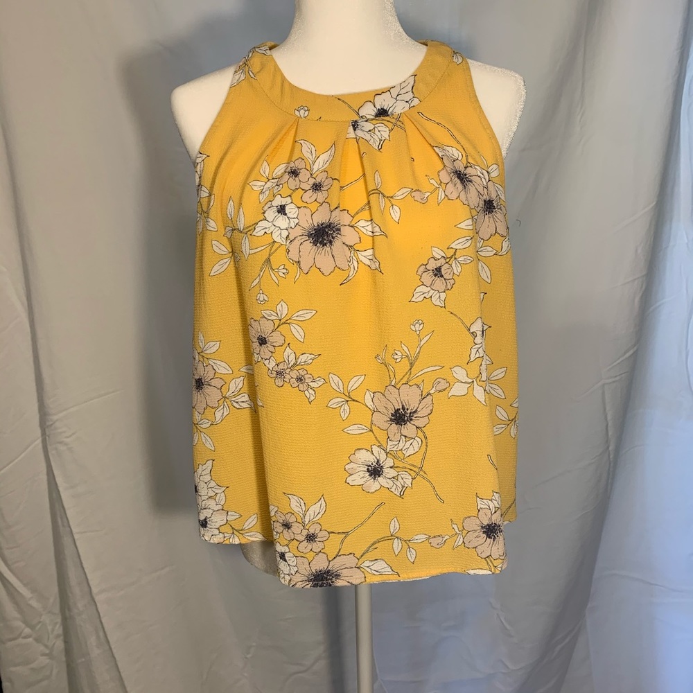 Alice Blue Althea Pleat Detail Blouse